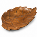 LEKUVIA Thai Leaf Wooden Serving Tray