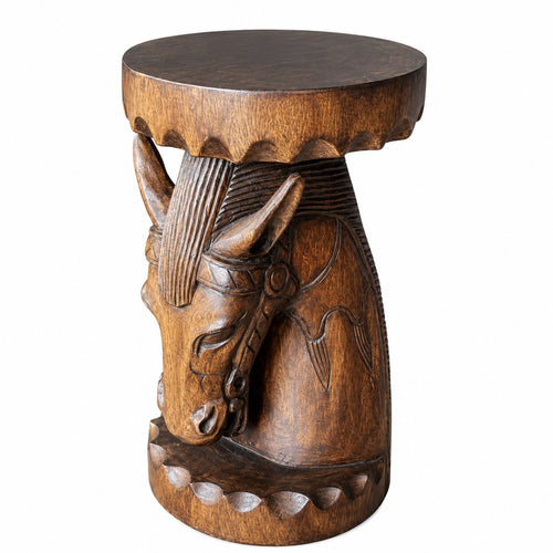 Hand-Carved Animal Stools & Side Tables
